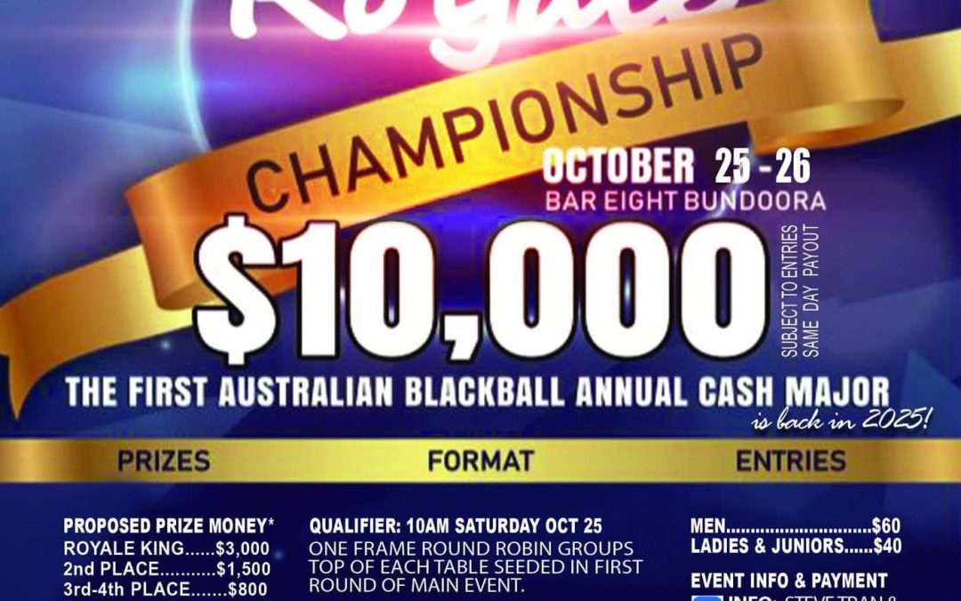 2025 Australian Blackball Royale Championship