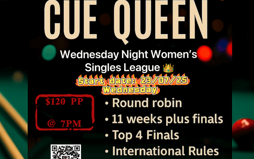 Cue Queen – Women’s Singles League