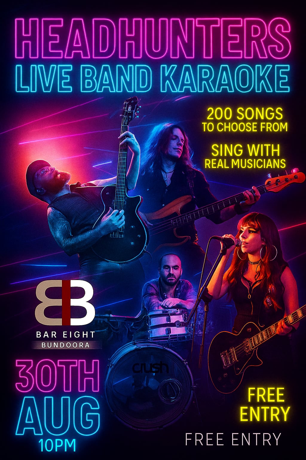 LIVE KARAOKE-HEADHUNTERS