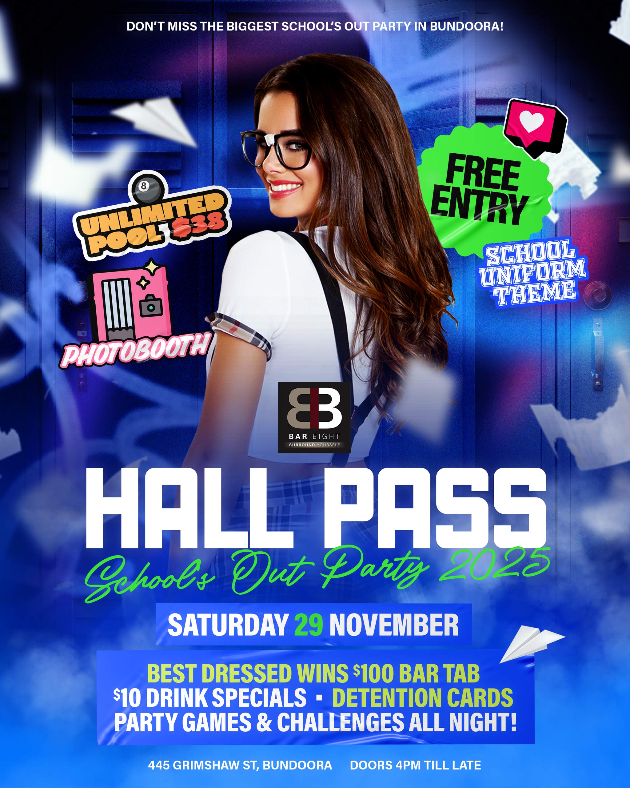 Hall Pass - School'S Out Party 2025